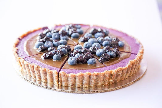 Frozen Vegan Cheesecake Blueberry Keylime