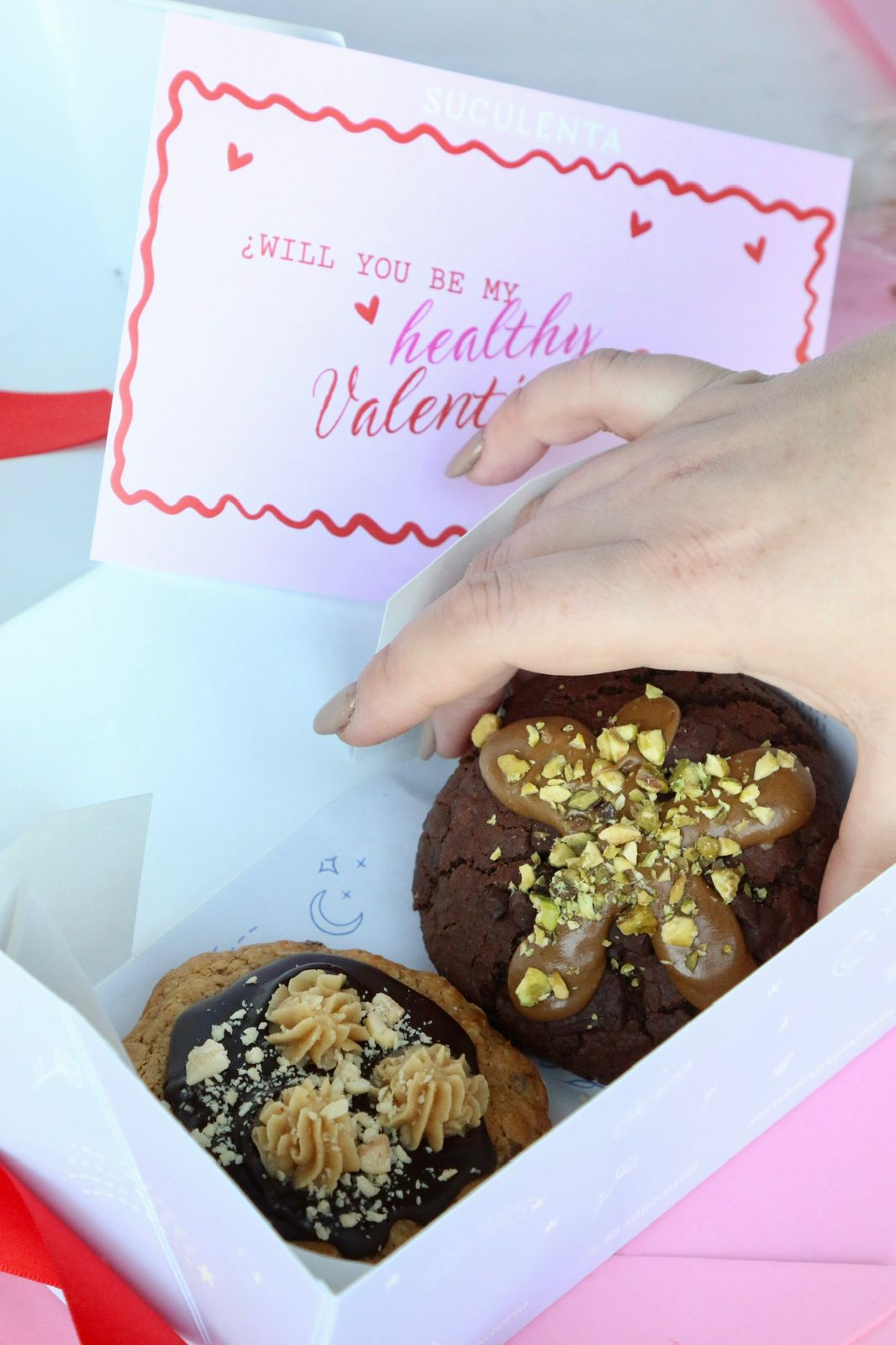 2 Piece Valentine's Cookie Box
