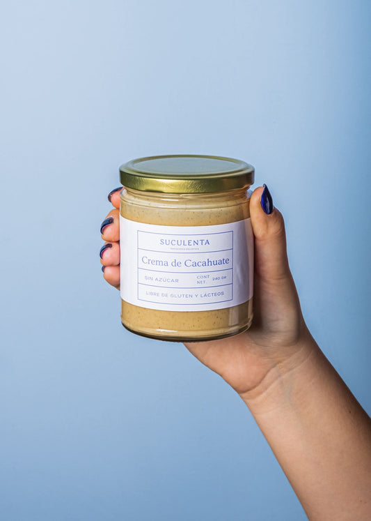 Crema de cacahuate