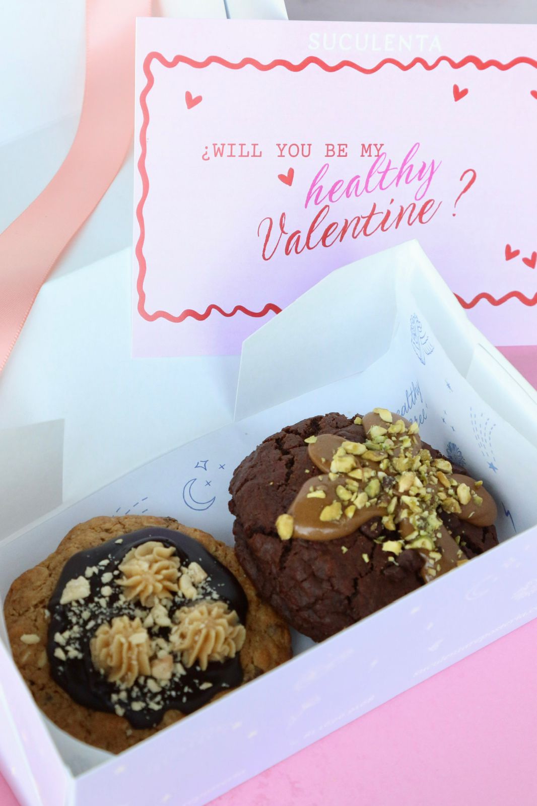 2 Piece Valentine's Cookie Box